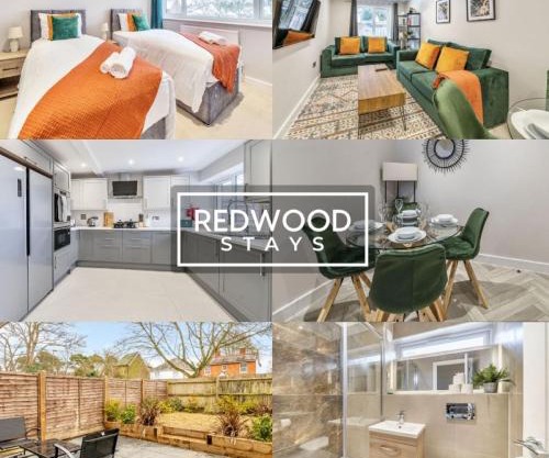 Huge 5 Bed 3 Bath House For Contractors & Families, 2X Free Parking, Free WiFi & Netflix By Redwood Stays