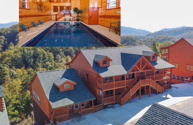 Huge & new; Pool house, Game room, Theater, Views!