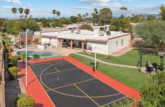 HUGE Yard! Heated Pool, Game Room, Sport Court