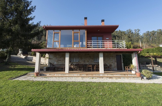 . in the countryside but very close to Coruña