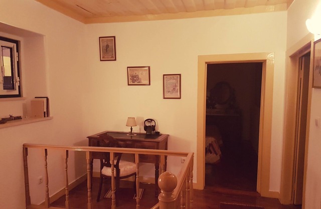 In the heart of the medieval town next to Penela Castle.