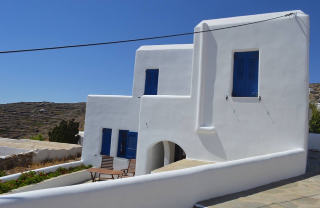 Independent 8 people house in Chorio, Sikinos island, Kyclades islands, Greece
