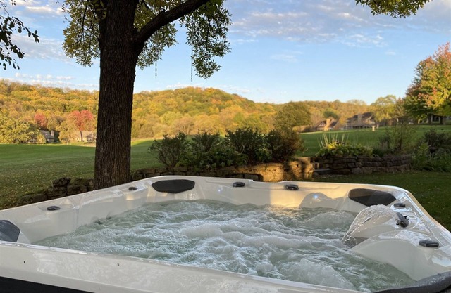 Inviting Home with Stunning Golf Course View - Fireplace, Hot Tub & Fire Pit