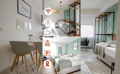 janu-homes - 2 Zimmer Apartment - 5 Betten, Schlossblick vom Römer