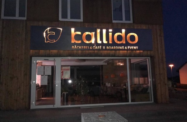 KALLIDO Bäckerei-Cafe-Boarding-Event
