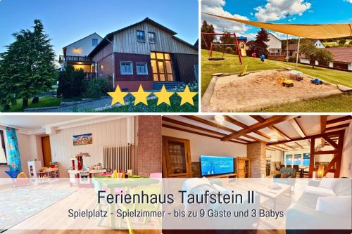 Kindertraum - Spielplatz - Spielzimmer - Terrasse mit Grill - Garten - wandern - 3 Schlafzimmer bis 9 Personen - Ferienhaus Taufstein 2