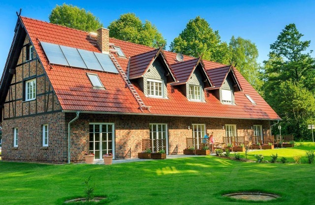 Komfortferienwohnungen Spreewälder Auszeit - Fewo, Wohnr./küchenz., Schlafr., Du/wc, Terrasse