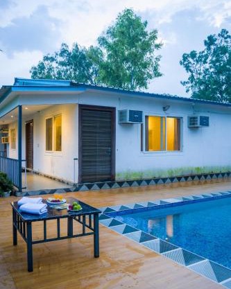 Krishna Manor 3-BHK Farmhouse With Private Pool & Lush Garden Near Noida Expressway