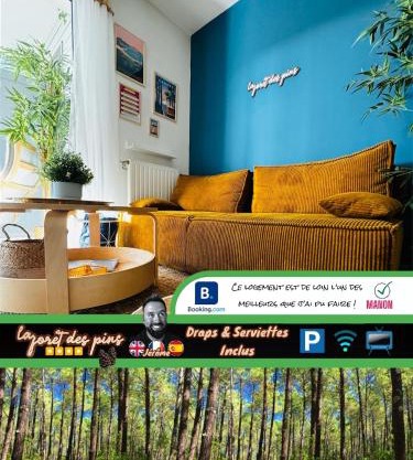 La Forêt des Pins - Free Check-In - Wifi - Parking Privé - Netflix - Draps & Serviettes inclus