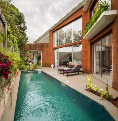 La Orilla, Luxury 3 & 4 BHK Villa near Anjuna beach with Private Pool, Kitchen, Security, Generator Backup