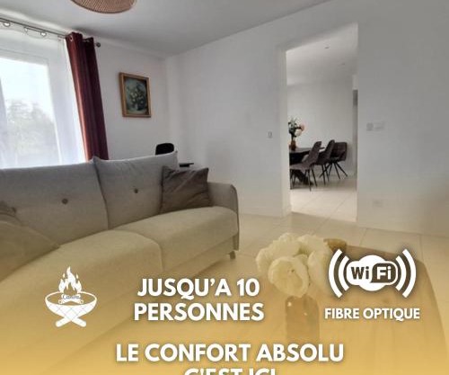 La Rochoise -Chaleureuse - wifi - 1h de Paris