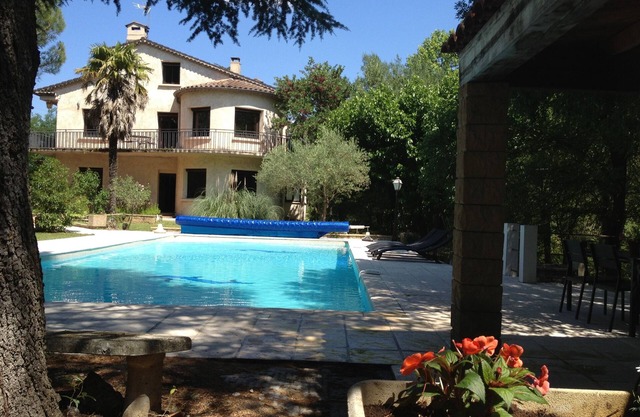 Large house with garden and pool