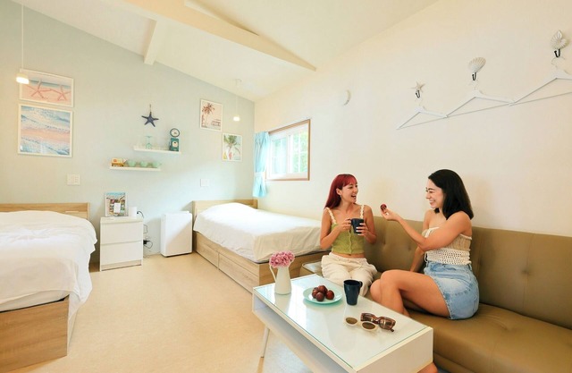 Le GRAND BLEU twin room accommodates 3 people room without meals/Oshimagun Kagoshima