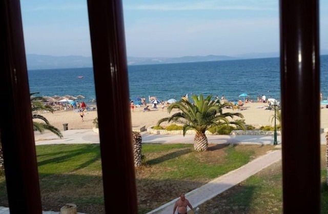 Lela's apartment on the sea