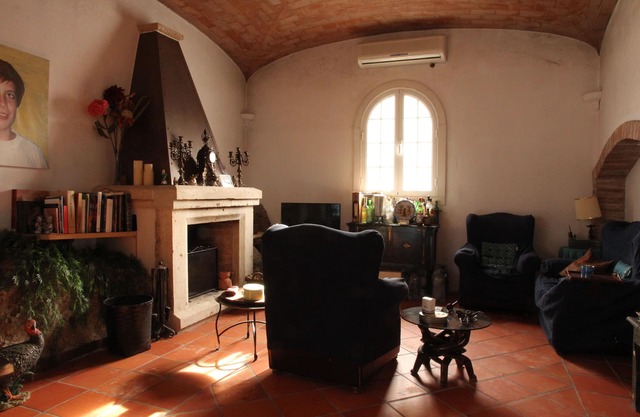 Located in a vast property. We are wine makers