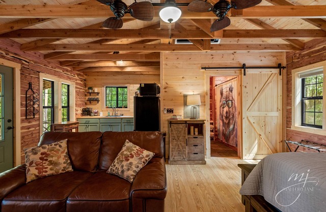Located on a 10 acre wooded hillside