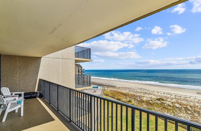 LOCK IN YOUR BEACH ESCAPE - 10% OFF BOOKING MADE BEFORE JUNE 1ST * prices listed reflect discount OCEAN FRONT! 8th floor Ocean Front Family Vacation Rental offers amazing views! 2-bedroom Sleeps 6! $300 of free daily activities included!