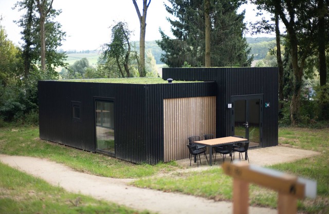 Lodge for the disabled in a holiday park