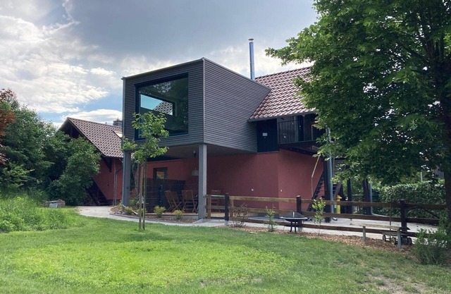 Loft with fireplace and 2 terraces on a natural plot in Straupitz-Spreewald