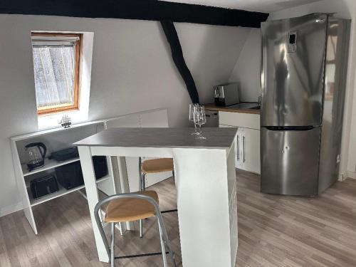 Loftcharakter unter historischem Gebälk