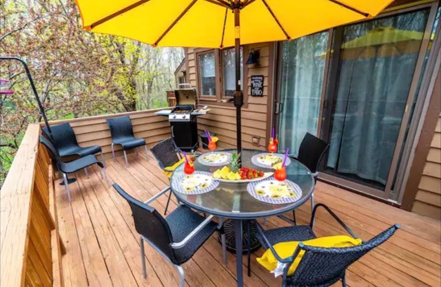 Look for this townhome with premier host Vacation Homes of Galena.