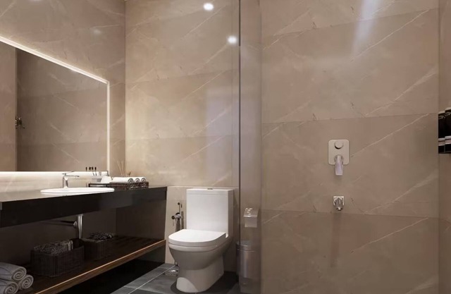 Lush Comfort Studio with Balcony Views