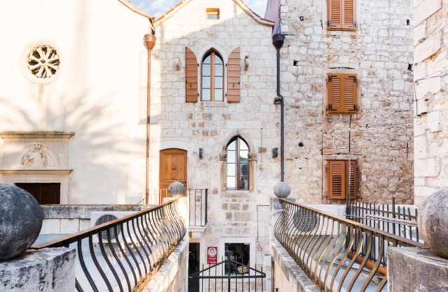 Luxurious 3-story late 15th century house in Old Town Hvar historic core