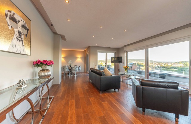 Luxurious penthouse apartment with beautiful Moselle views