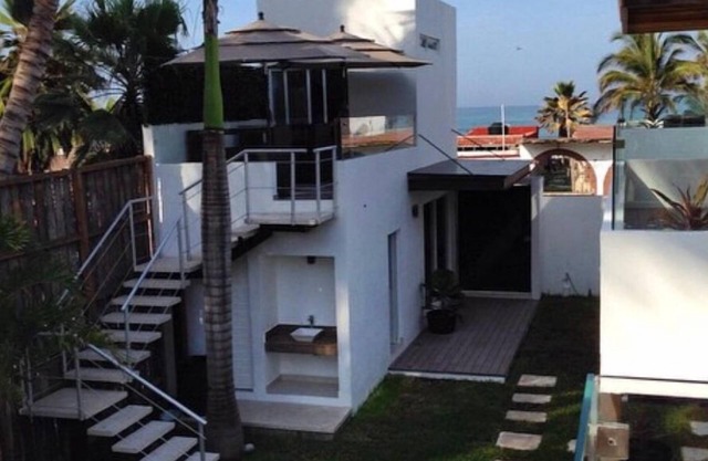 Luxurious Surf Resort in Pascuales Mexico - Room #6 Private - On the Beach