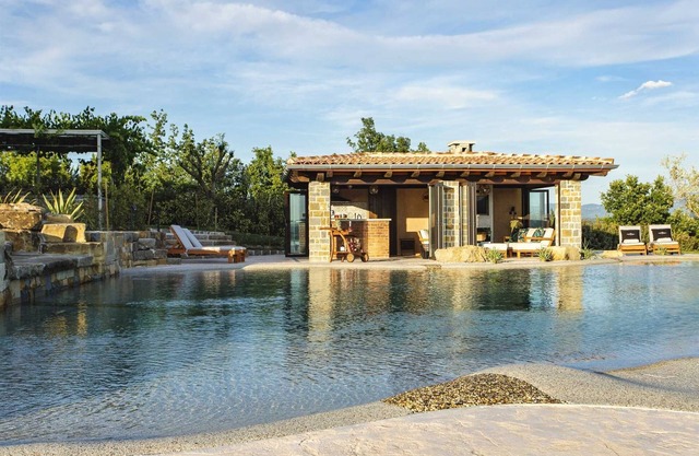 Luxurious Villa with a large Lagoon Pool with Waterfall and panoramic view for of up to 6 guests