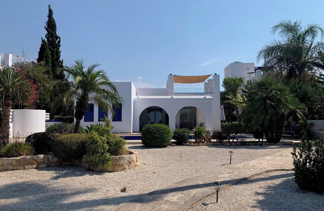 Luxury 3 Bedroom Beach Villa with heated swimming pool.