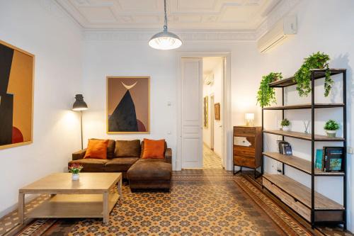 Luxury Business Apartment Gran Vía - 2 rooms - Romantic Eixample - 8min Passeig Gràcia