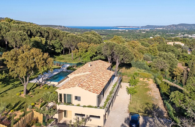 Luxury design villa with A/C and a heated pool