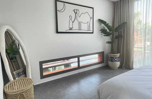 Luxury escape in Marrakech overlooking the Atlas mountains