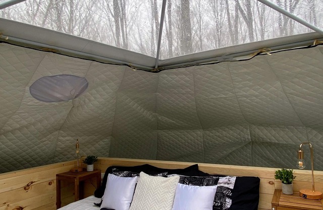 Luxury Glamping Dome | Forest Views | Lake Access | Hot Tub