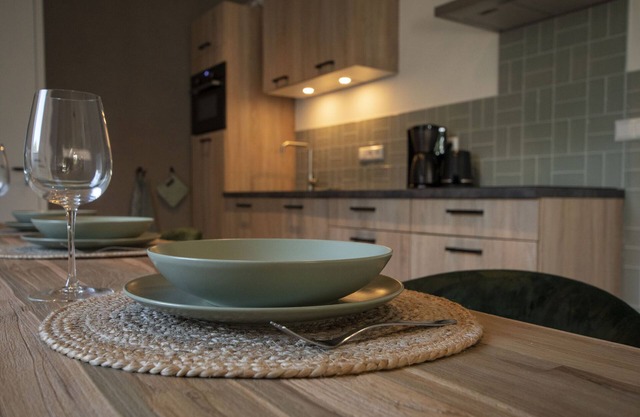 Luxury hotel rooms, possibly with farmer's breakfast!