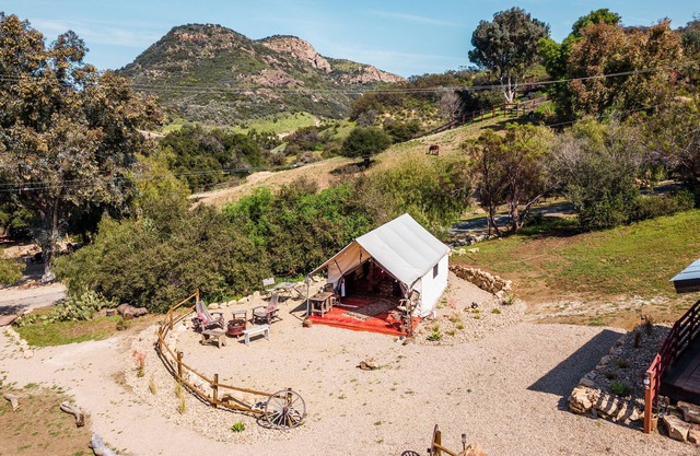 Luxury Safari Tent in Santa Monica Mountains close to Malibu and beaches
