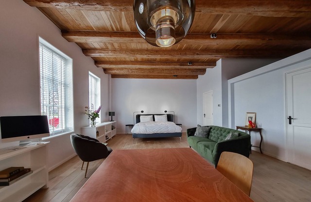 Luxury vacation studio near the Wadden Sea with its own private sauna.