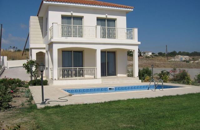 Luxury villa on mountainside with sea views and private pool & garden