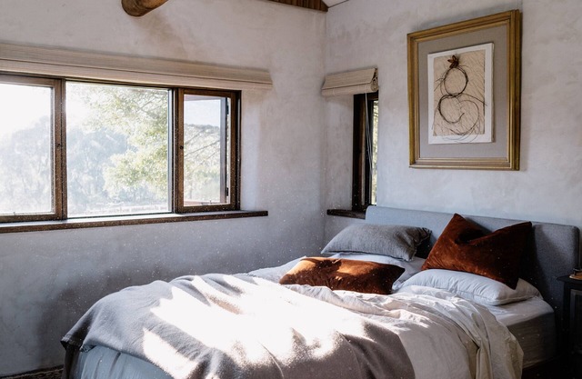 Luxury vineyard log cabin in the Yarra Valley