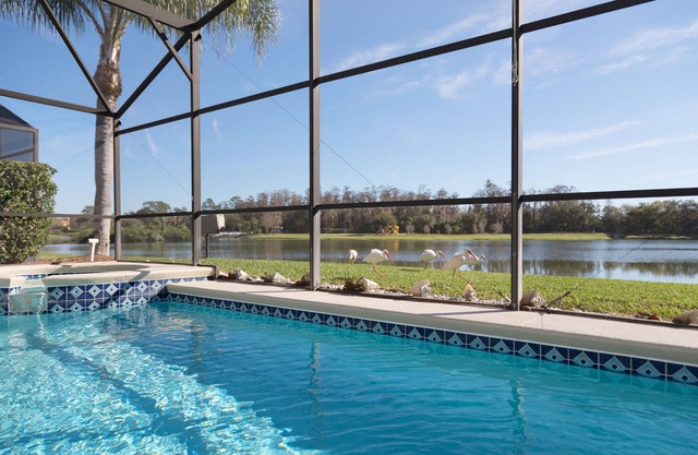 MAGIC 5* LAKE VIEW VILLA HEATED POOL&HOT SPA, near DISNEY, 10 Guests