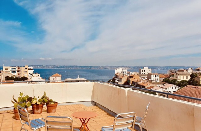 Maison Vue Mer Panoramique La Mascotte Malmousque Marseille