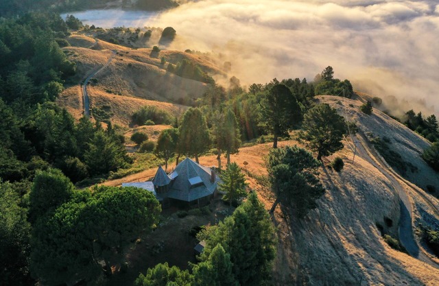 Marin Castle, top of Samuel Taylor State Park, retreat above the clouds