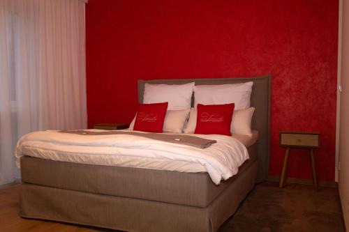 Mein Träumchen Apartements- 4 Rot stillvoll und zentral übernachten