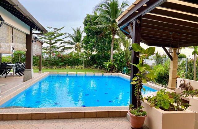 Melaka Beachfront Villa with Pool