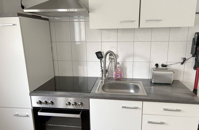 Mini Apartment mit Garten und Küche