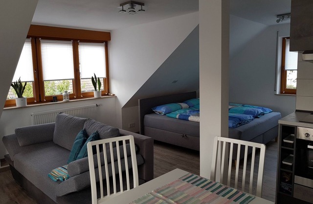 Modern apartment with good transport links near the fair