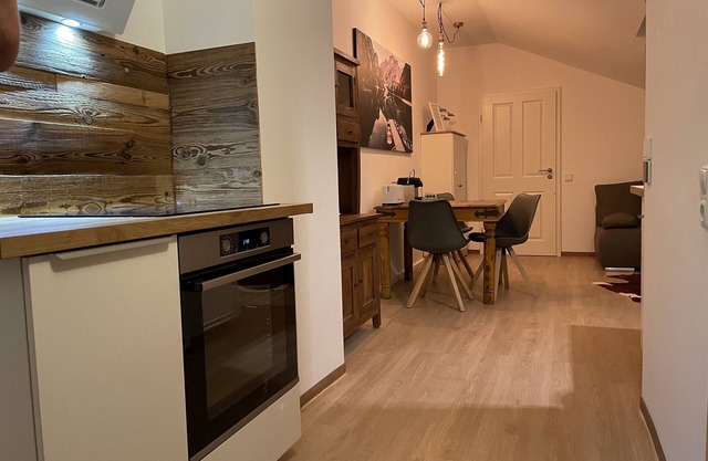 Modern Alpine-style apartment in the Kulturdenkmal Dresden Swiss House