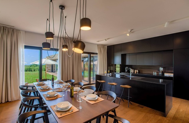 Modern and comfortable design villa with a stunning indoor pool