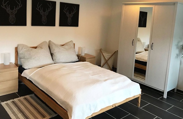 Modern apartment with maritime charm in a rural setting